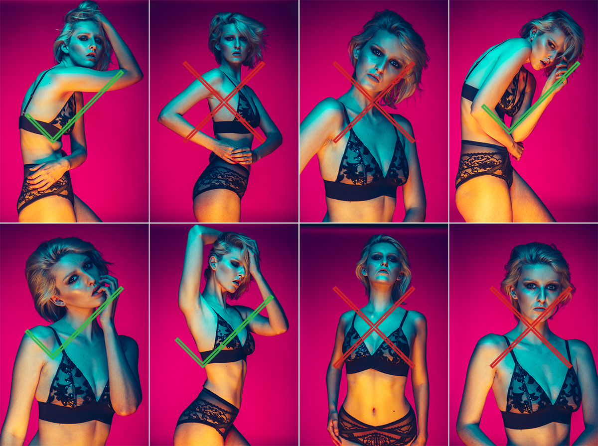 In these images above you can see which ones I kept and which ones I didn't. Click to enlarge
