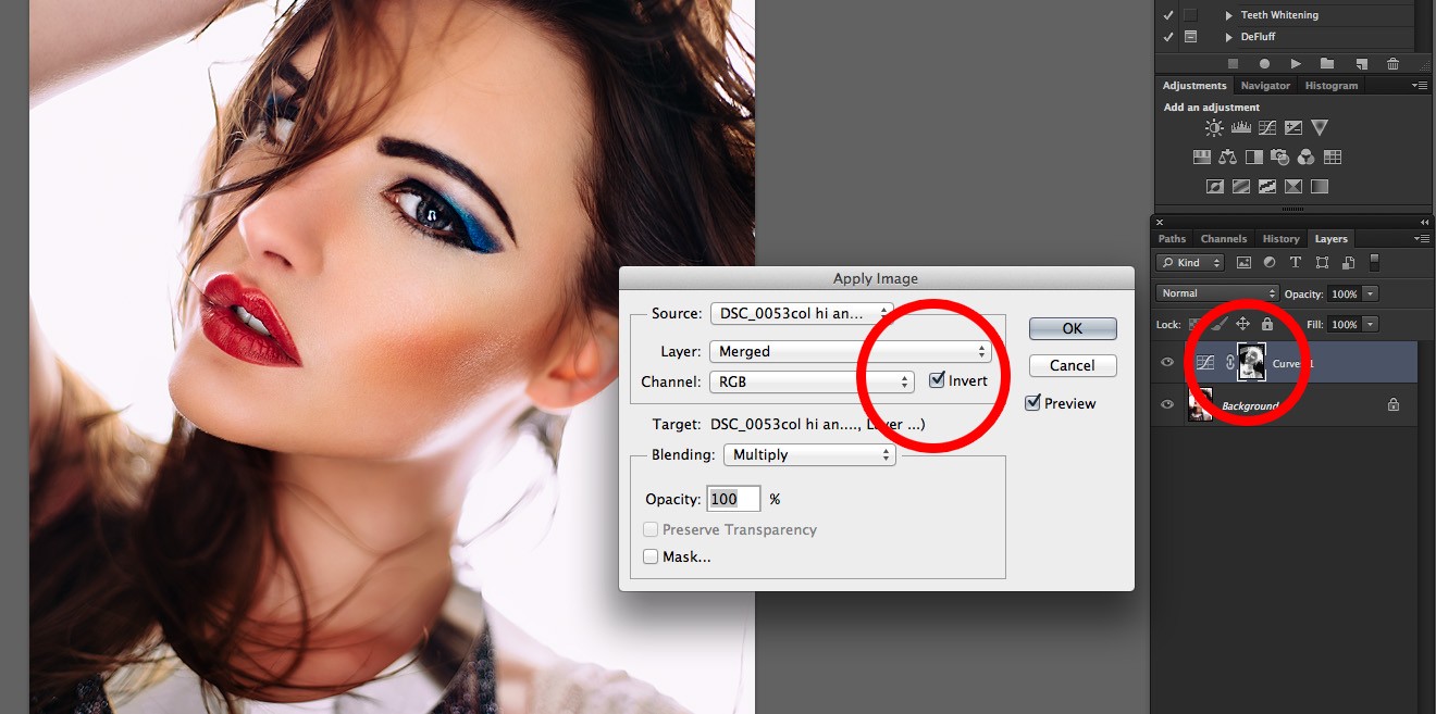 Mask the colours to the shadows by ticking the Invert option.