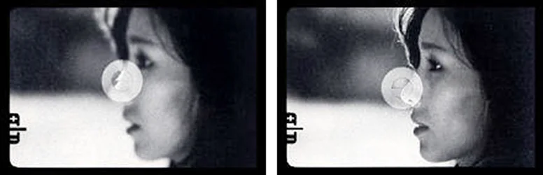 Focusing my fathers old Olympus OM-1 meant aligning two semicircles correctly. Pictures courtesy of the Olympus manual