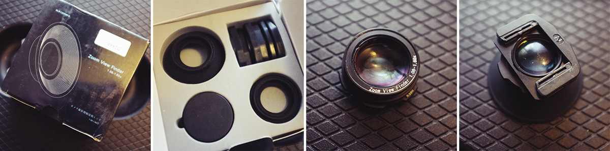The magnifying eyepiece that I purchased came with a few additional eyecups and attachments for different camera manufactures.