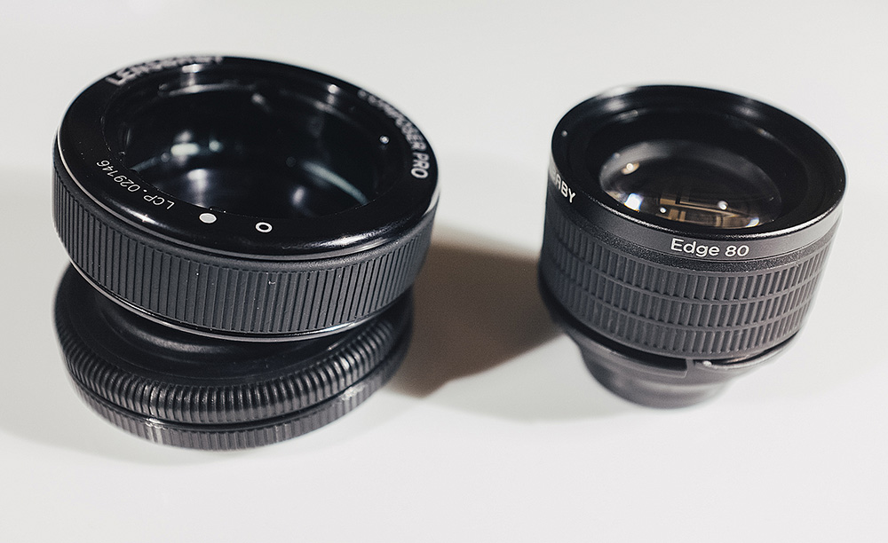 Most of the Lensbaby lenses come in two parts, the the housing and the optic. On the left in the shot above is my Composer Pro housing and on the right is the Edge 80 Optic. I already owned the housing when I bought my Lensbaby Sweet 50 lens so all I had to do was purchase the Edge 80 optic and slot it in.