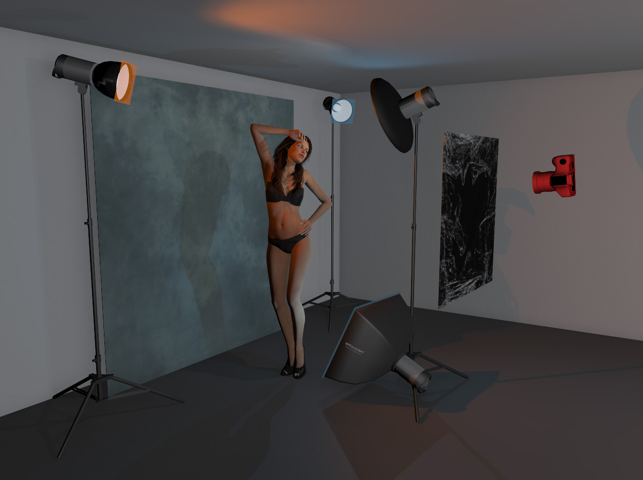 If you have four lights and a little more time then you can try the more advanced version of the setup. This is the setup that I used to create the shots you see in this article.
