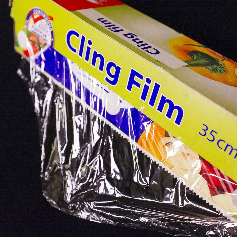 Cling film is very cheap and can be bought in nearly every supermarket and other food shops.
