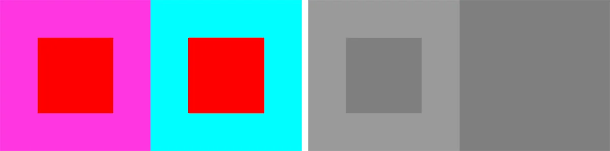 The details of dominant and recessive colours is a story for another day but I think this diagram above explains how hard it is to light meter grey appropriately when dealing with coloured light. The black and white image on the right is simply a desaturated version of the image on the left. Colour exposure looks very, very different indeed in black and white making it nearly impossible to light meter correctly with a machine that only sees grey.