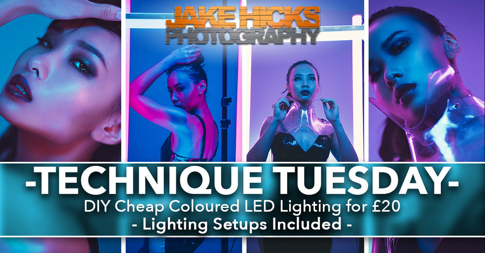 Diy Coloured Led Lighting For 20 Setups Included Jake Hicks Photography - Diy Lighting Kits Ring Flashing Light