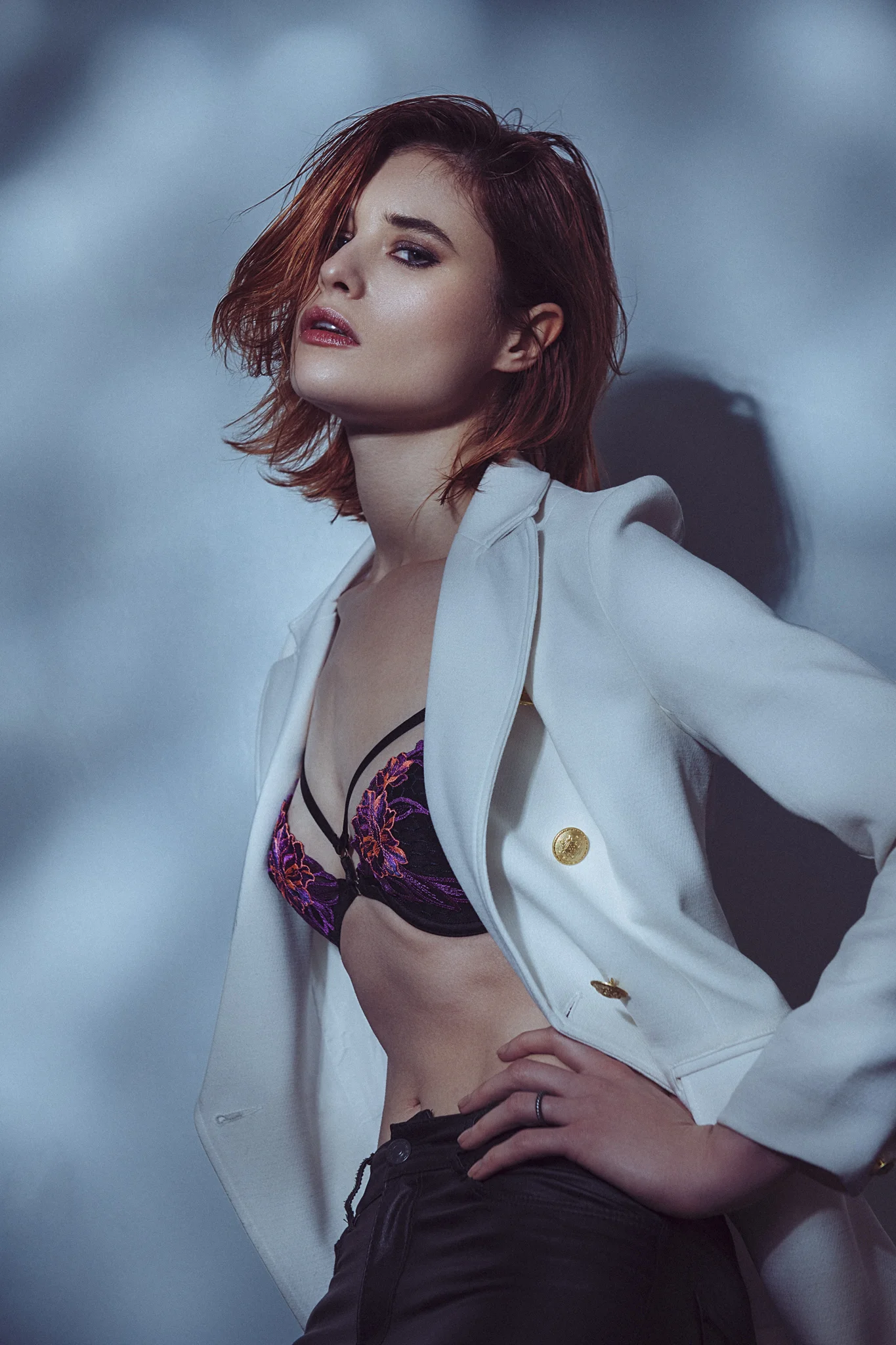Dappled light is that spotted looking light that appears when we are under trees. We see it a lot in nature but this type of lighting is actually pretty tricky to recreate in the studio.
