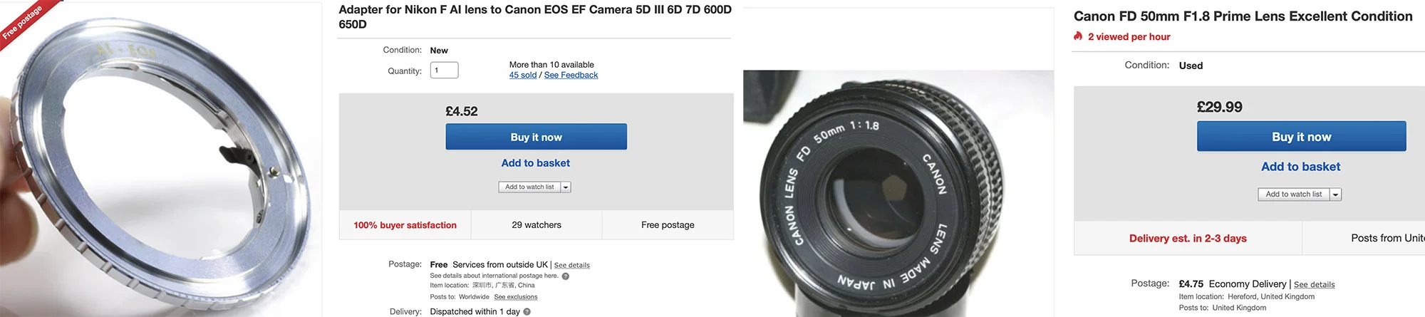 To use the Optical Snoot as non-Canon shooter, you’ll either have to pick up a cheap lens, or a cheap lens converter. Ebay will be your best bet in my opinion.