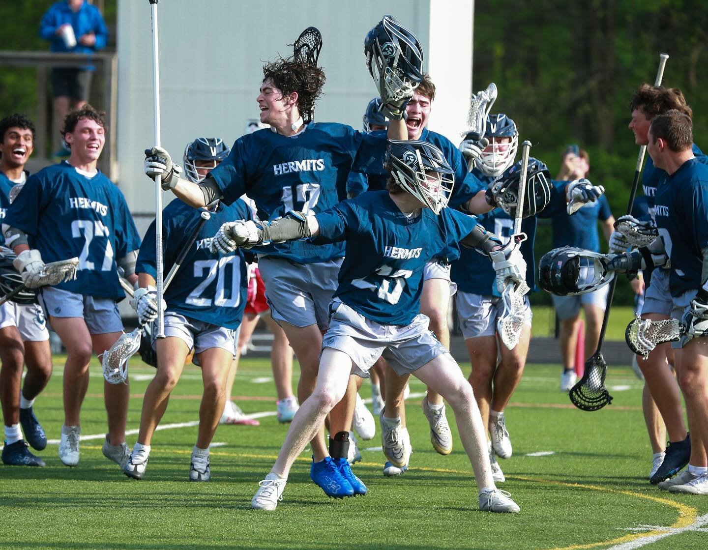 𝙎𝘾𝙀𝙉𝙀𝙎 𝙁𝙍𝙊𝙈 𝘼 𝙒𝙄𝙇𝘿 𝙊𝙉𝙀 𝙄𝙉 𝙋𝙍𝙄𝙉𝘾𝙀𝙏𝙊𝙉!

➡️ #HermitsLacrosse back in action this Saturday vs. Episcopal Academy, PA.