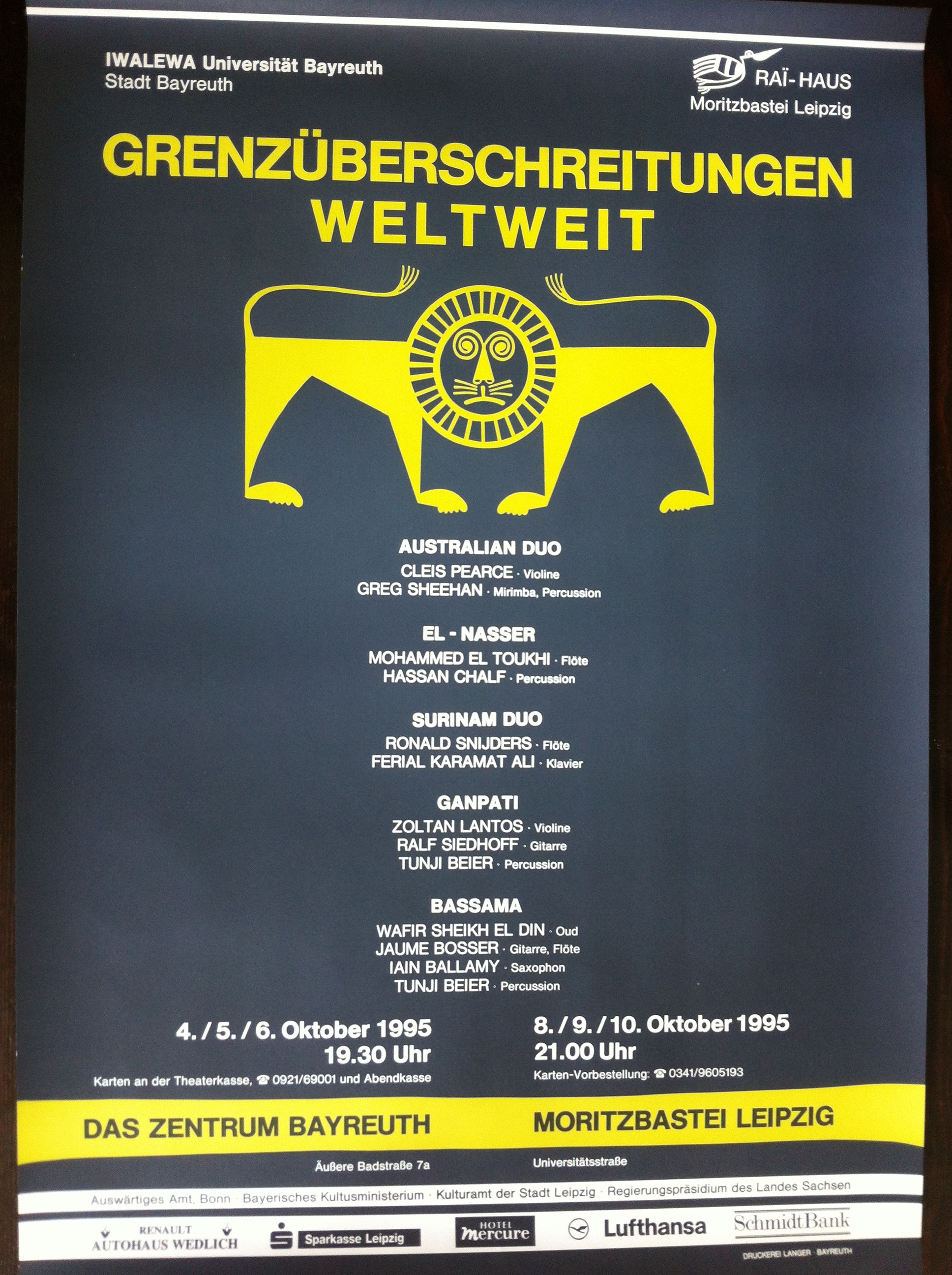 Remembering Ulli Beier and Grenzüberschreitungen