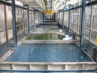 Pretreatment and Electrocoat Systyem - Metal Parts