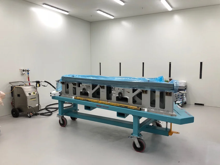 Dry Ice Blasting Room &amp; Fume Extraction