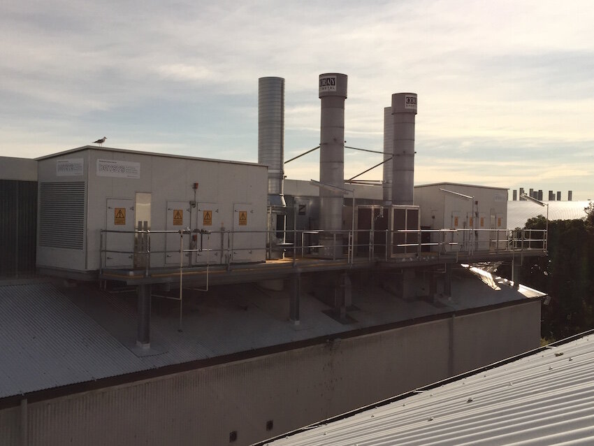 Roof Mounted Air Supply Houses