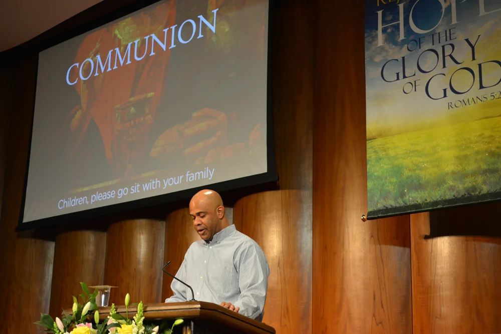 Communion is taken every week, and all are welcome to participate.