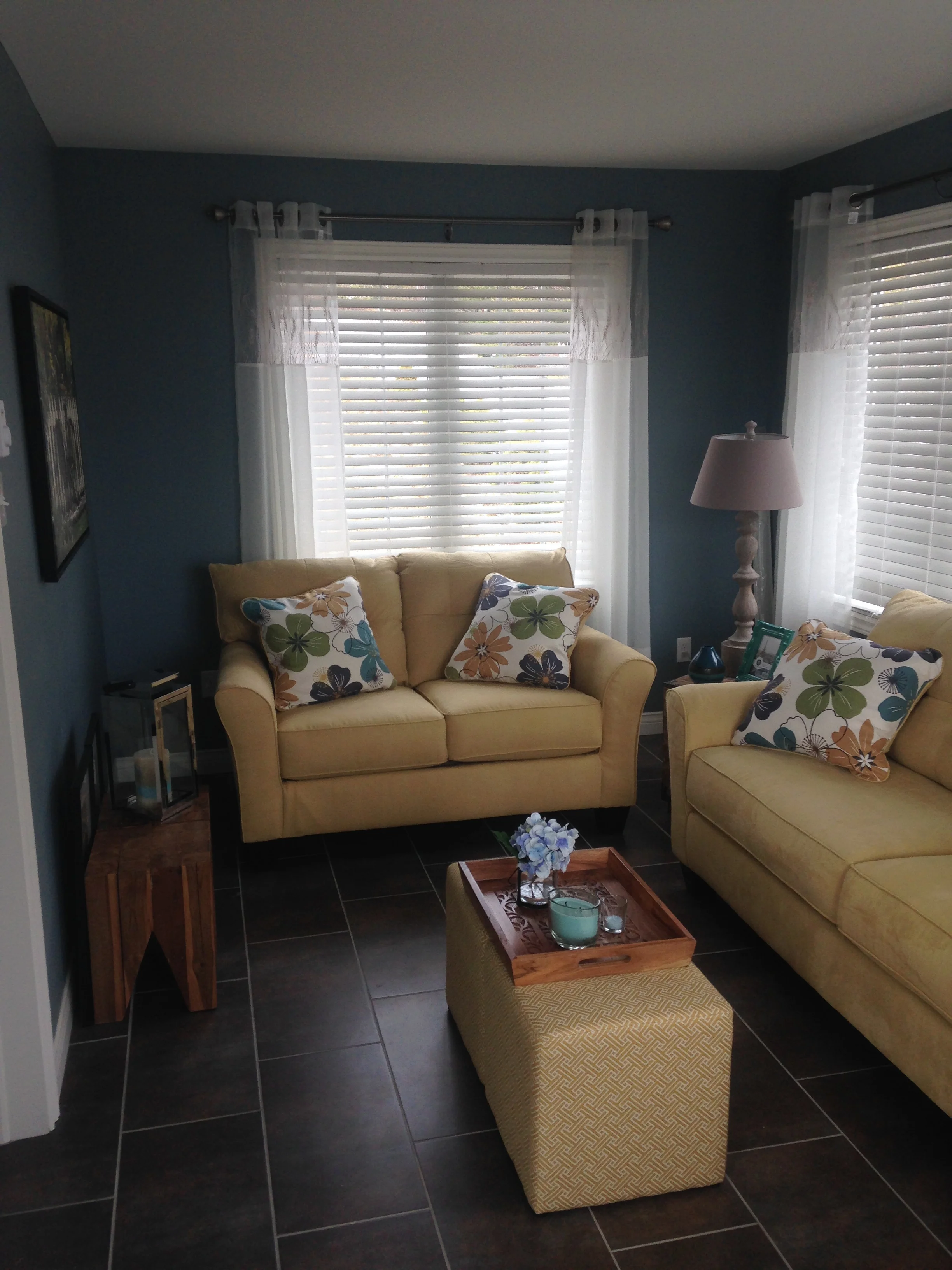 New sunroom - furnished