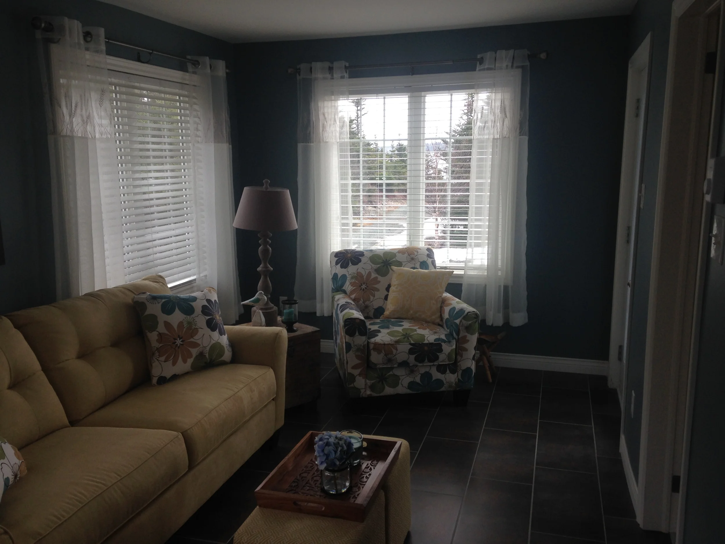 New sunroom - furnished