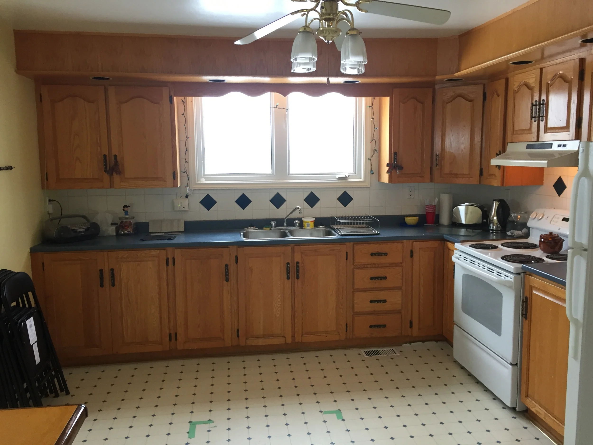 Before - Family home with dated kitchen and finishes in need of repair