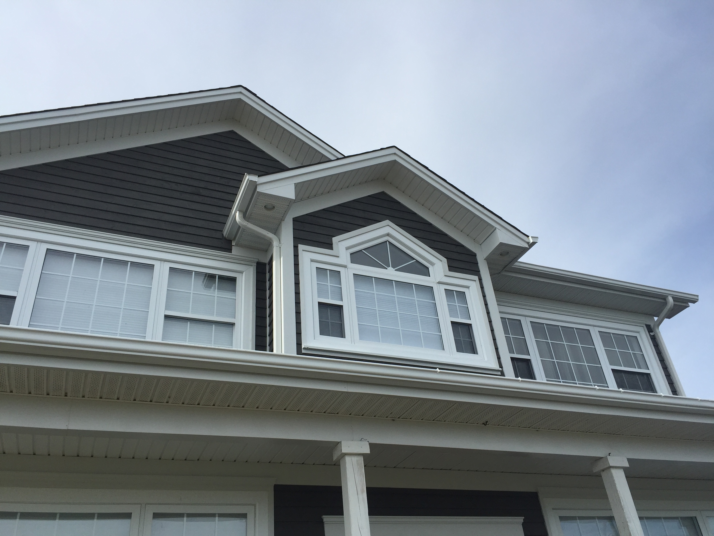 Beautiful Cape Cod siding and trims make the home feel quiet and solid. 