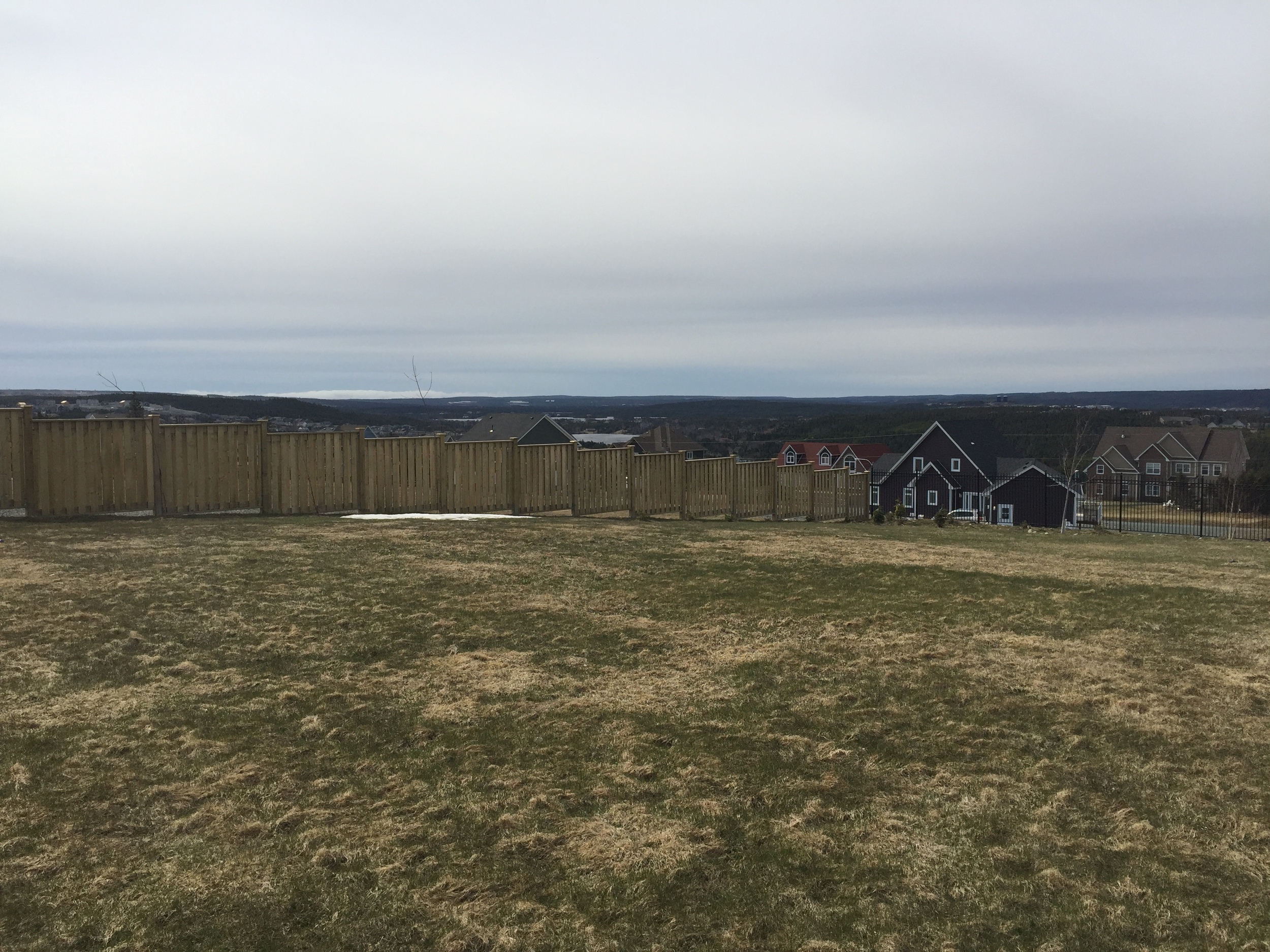 Fence completed while on site. 