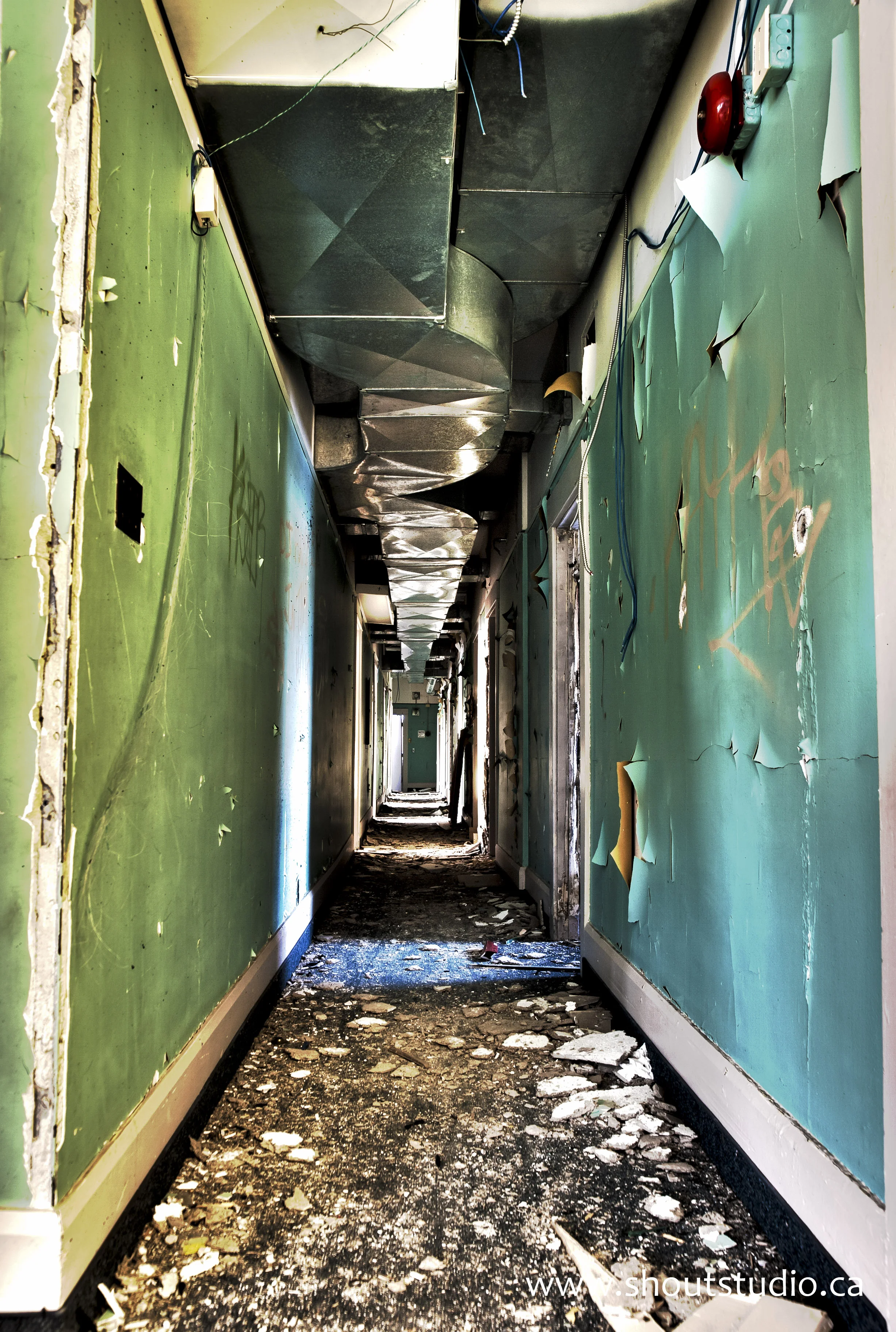 Abandoned hallway