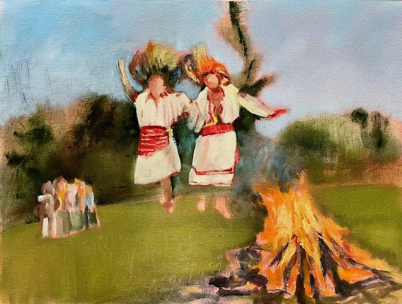 Me Myself and AI oil on canvas by Tatyana Ostapenko 11.jpeg