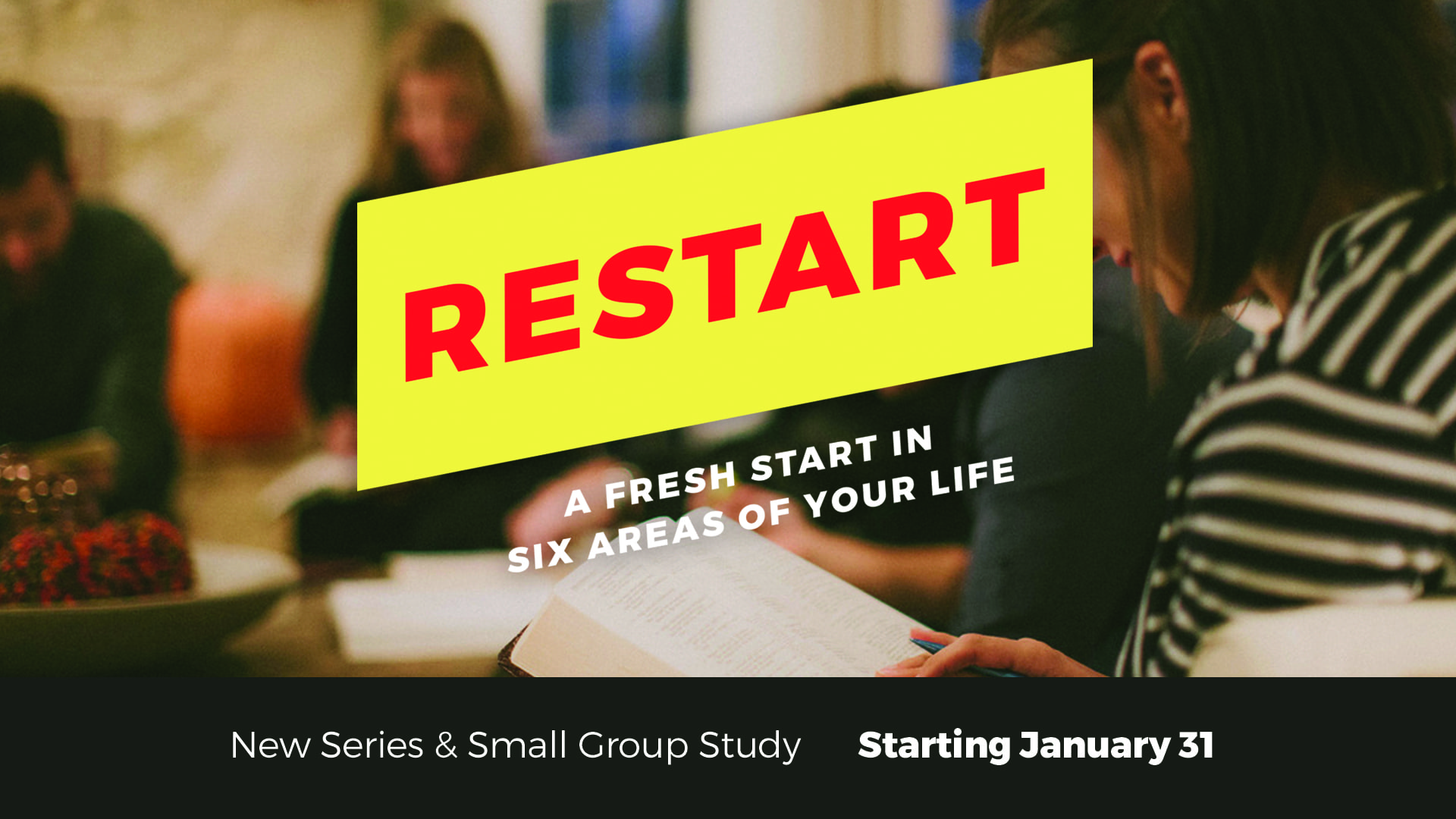 Restart Message Series & Small Group Study — Vintage
