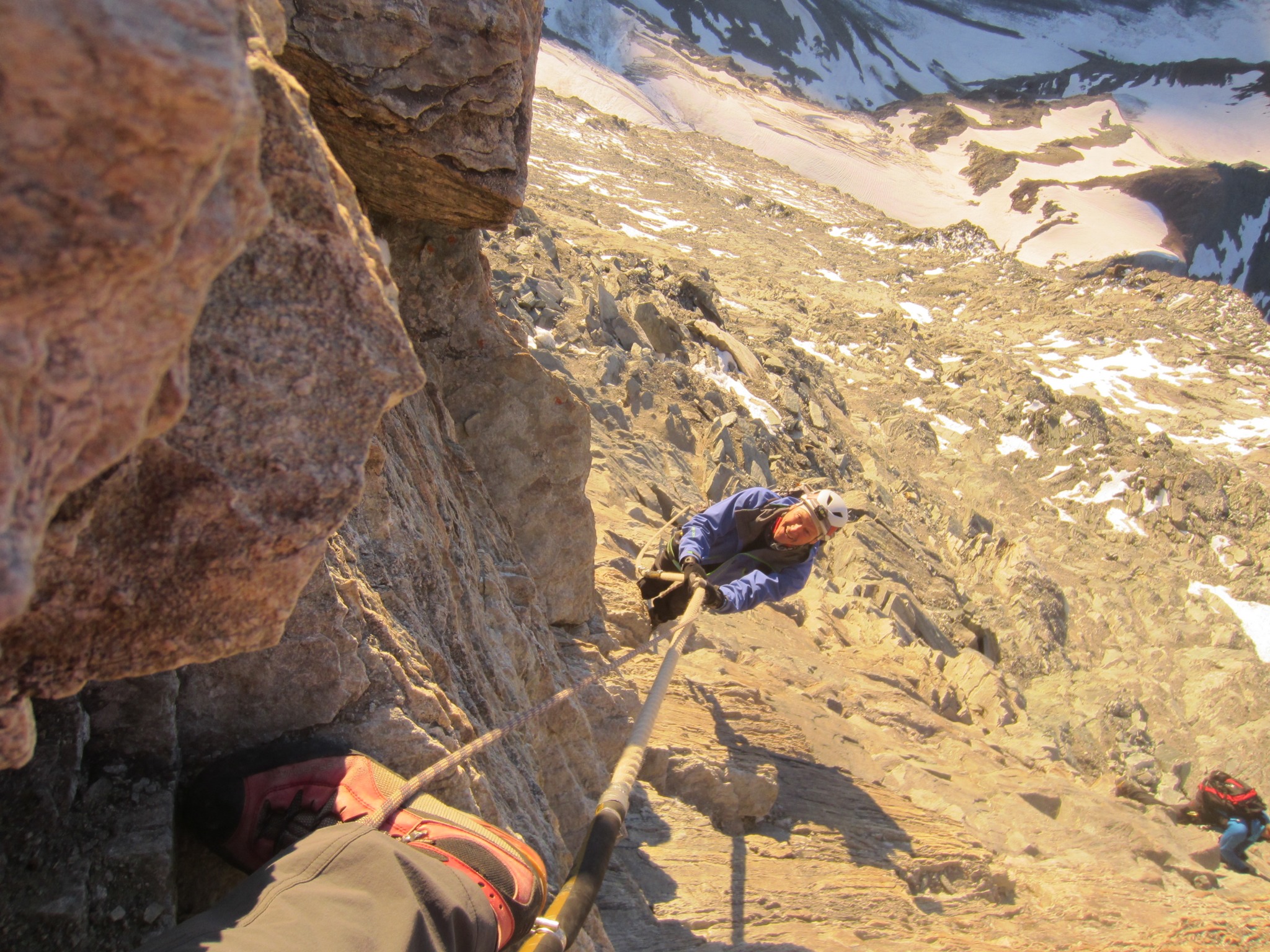 high on the Matterhorn