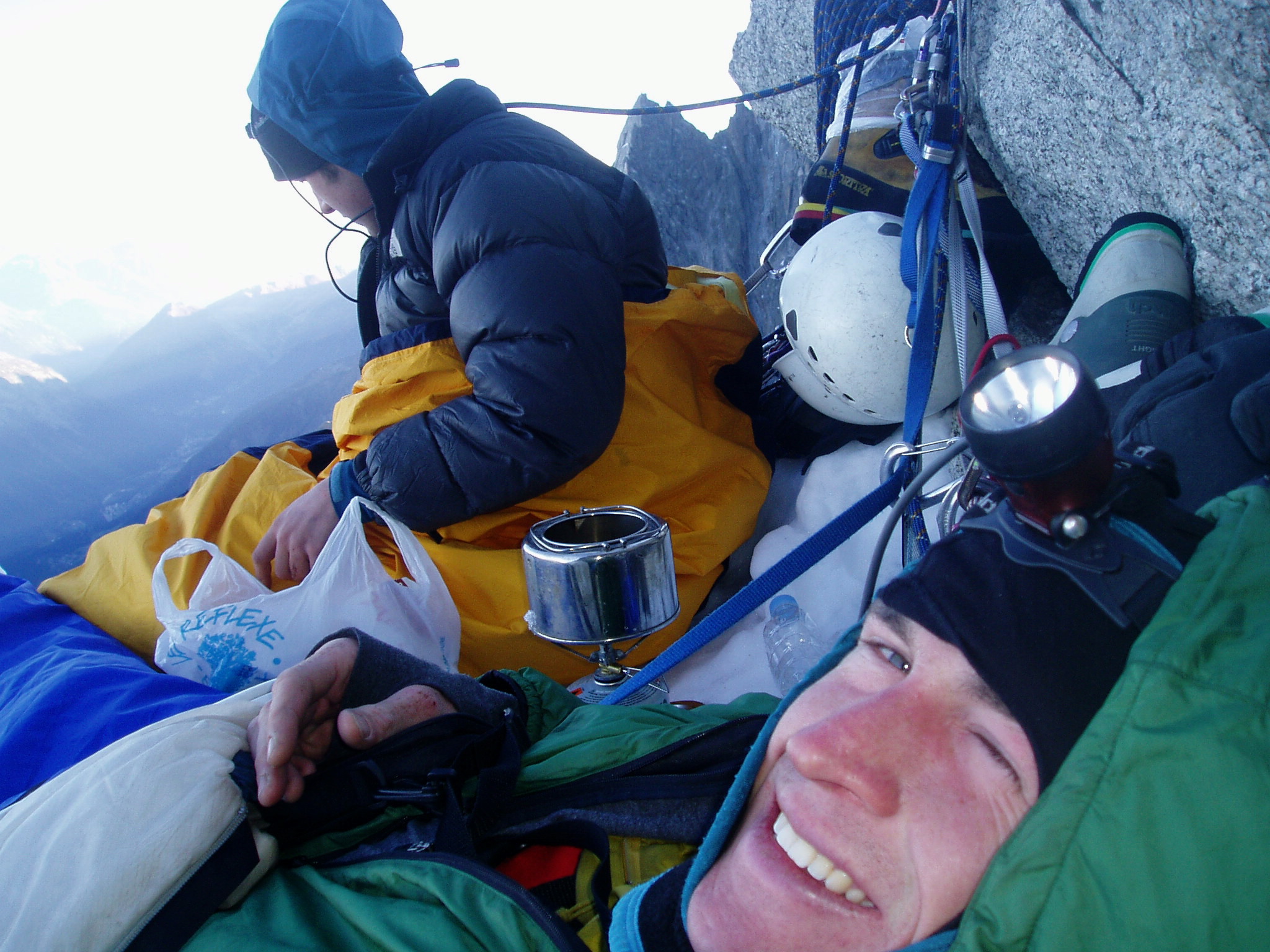 Bivy on the Frendo Spur