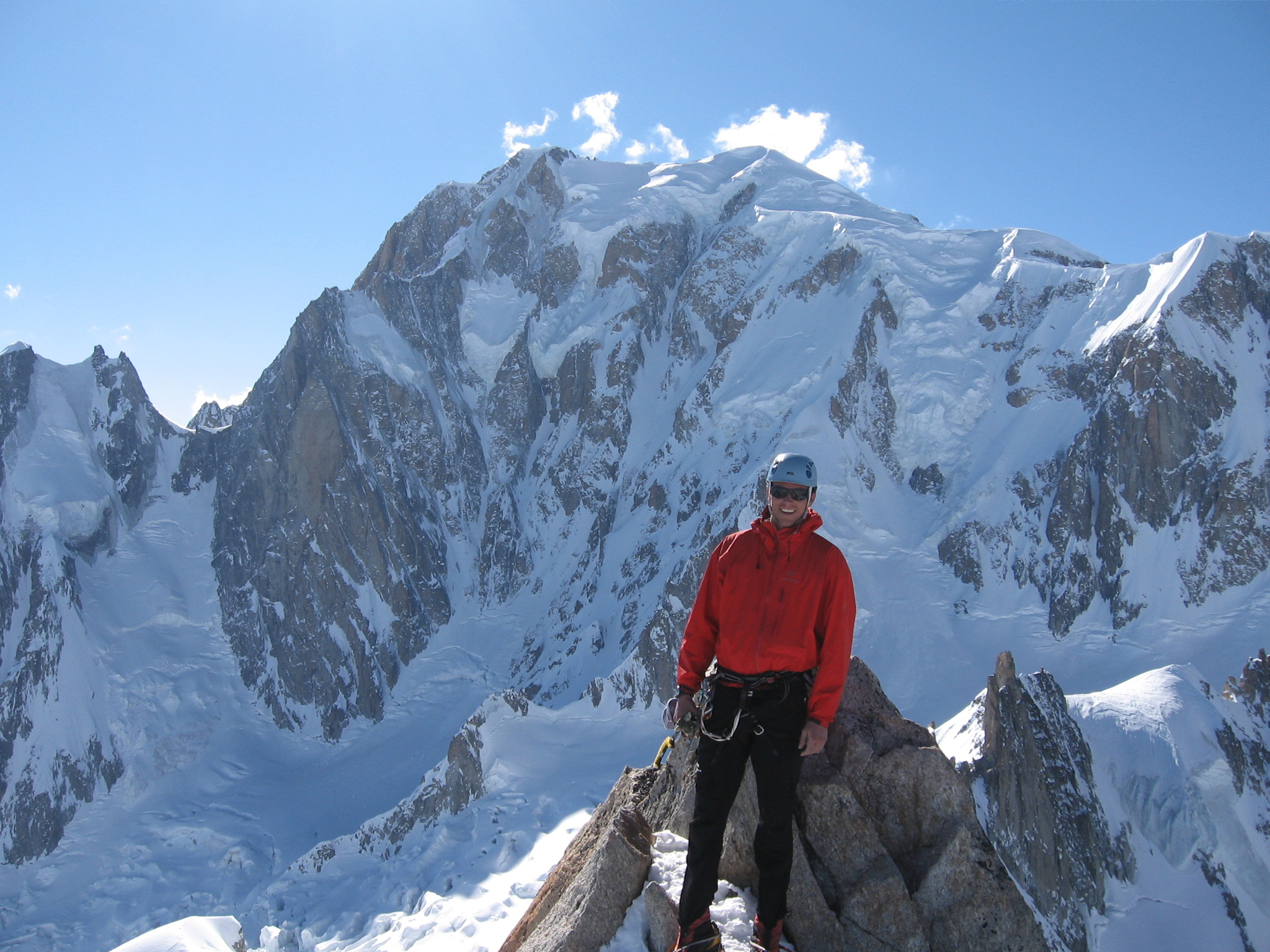 On the summit of the Tour Ronde