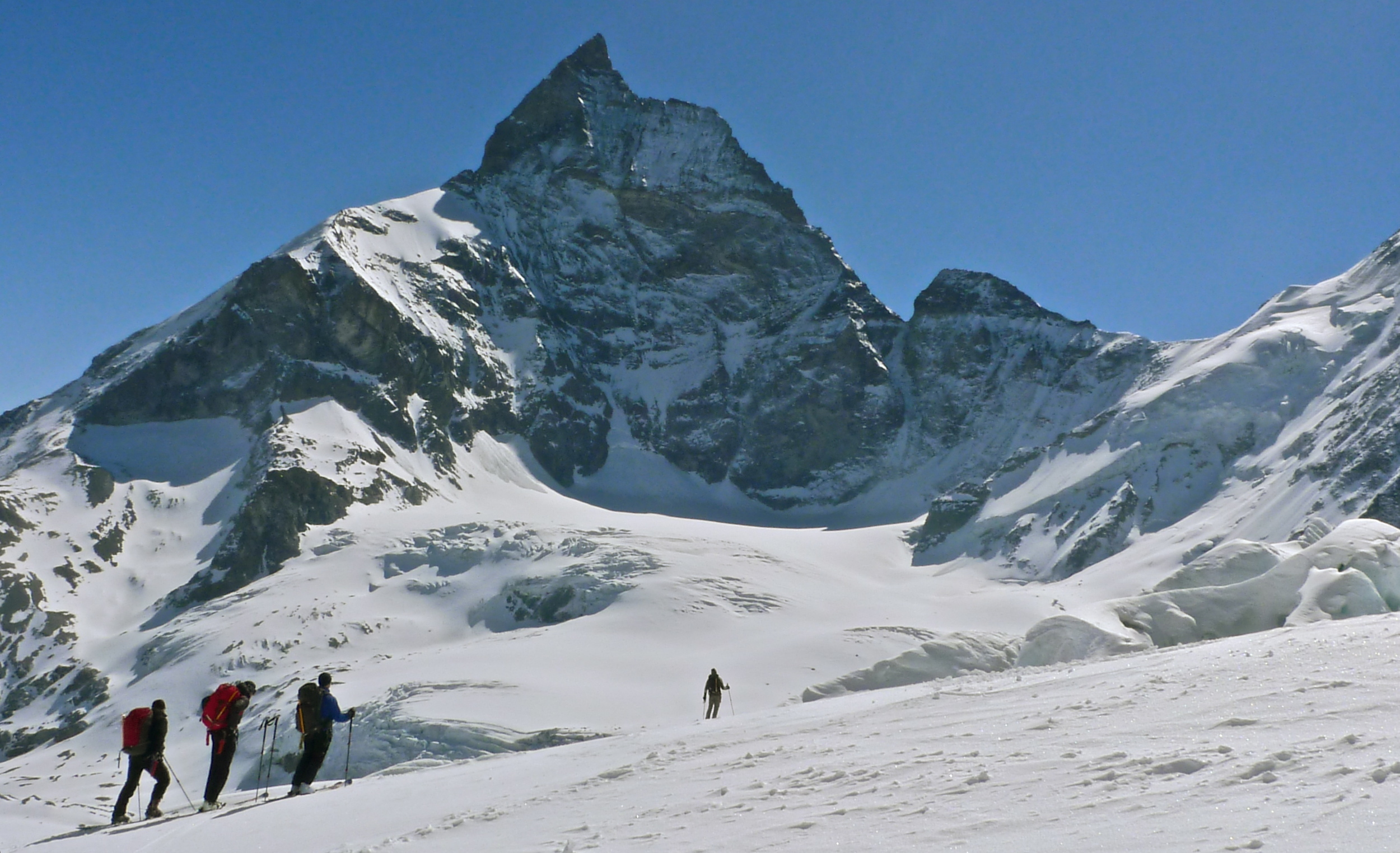 Day 6: The Matterhorn dominates the final run into Zermatt