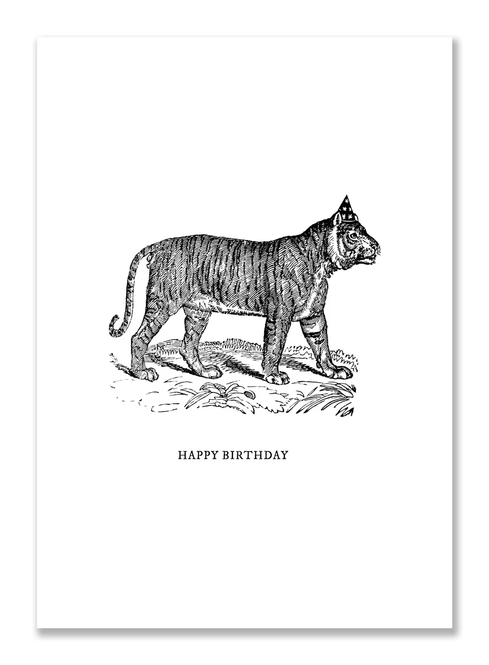 GREETING CARD - Tiger Birthday
