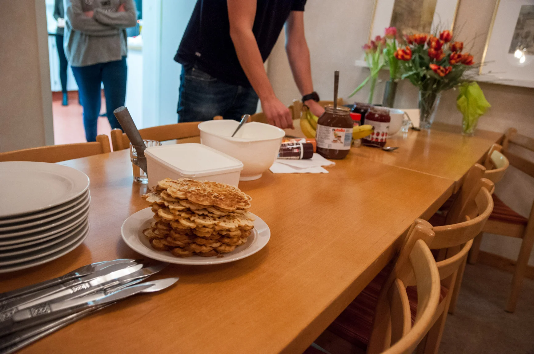 Våffeldagen på caféet