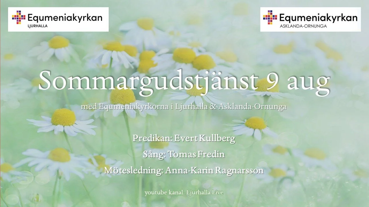 Gudstjänst 2020-08-09