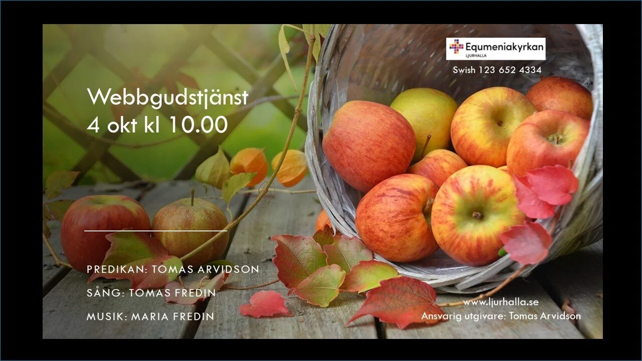 Gudstjänst 2020-10-04