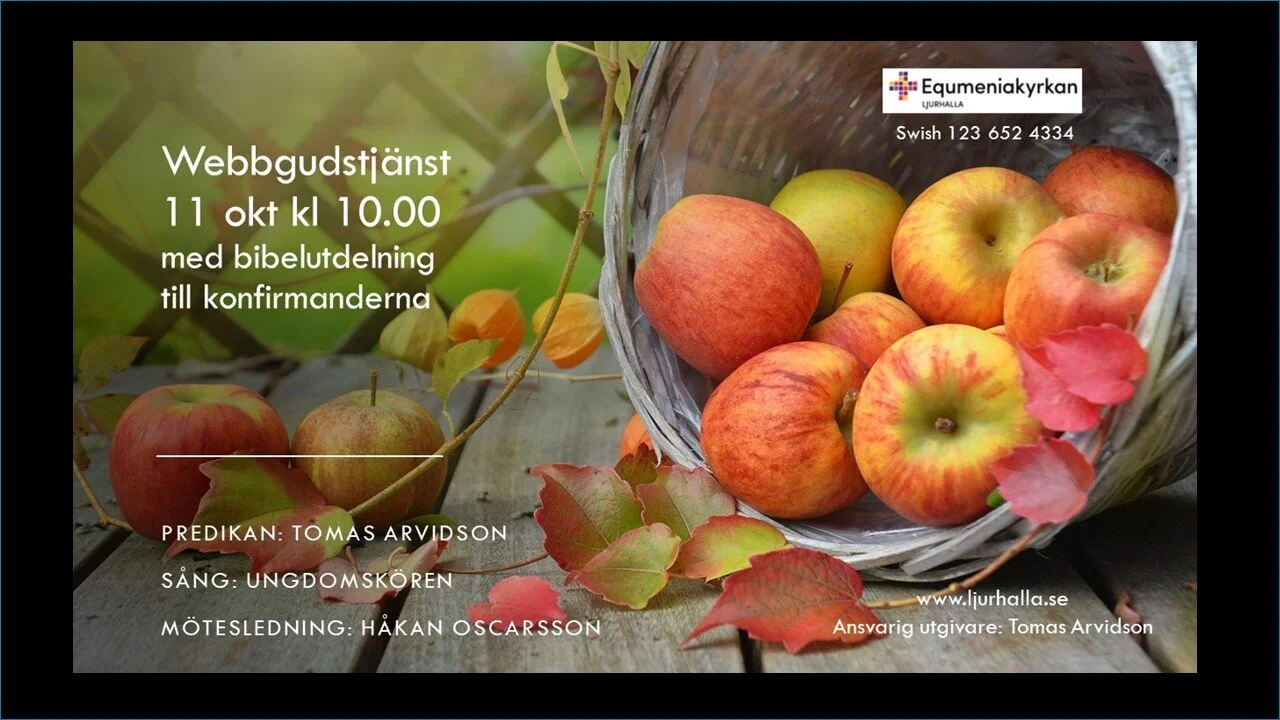Gudstjänst 2020-10-11