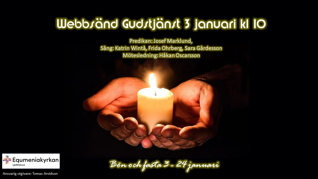 Webbgudstjänst 3 jan kl 10
