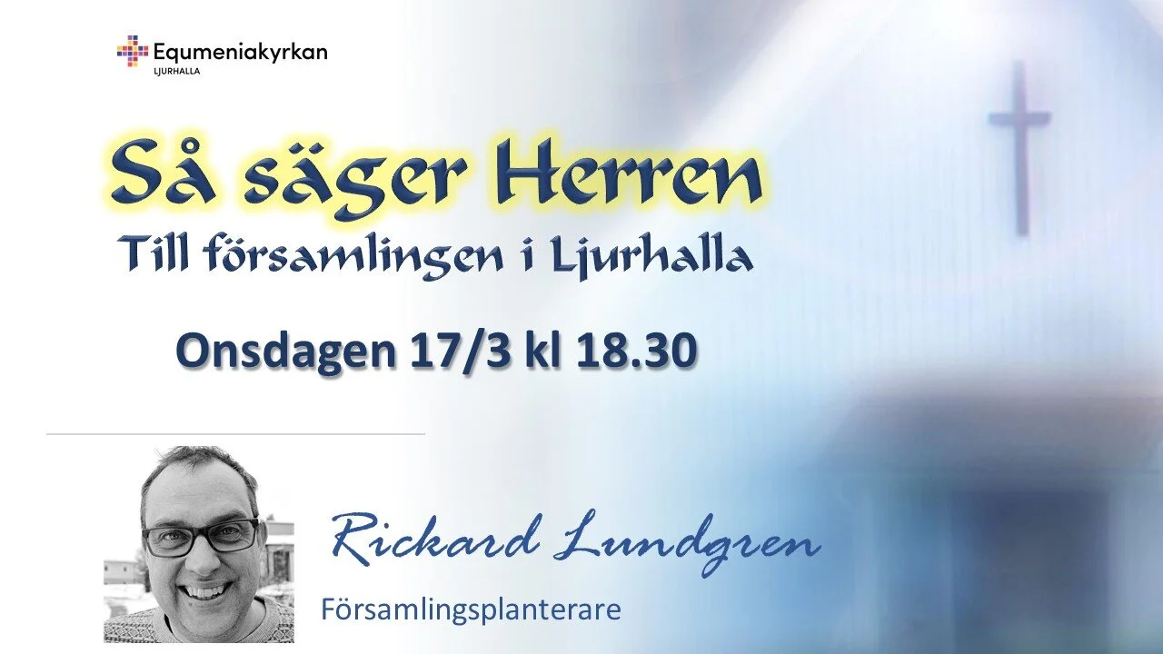 Budskap via webben 17 mars kl 18.30