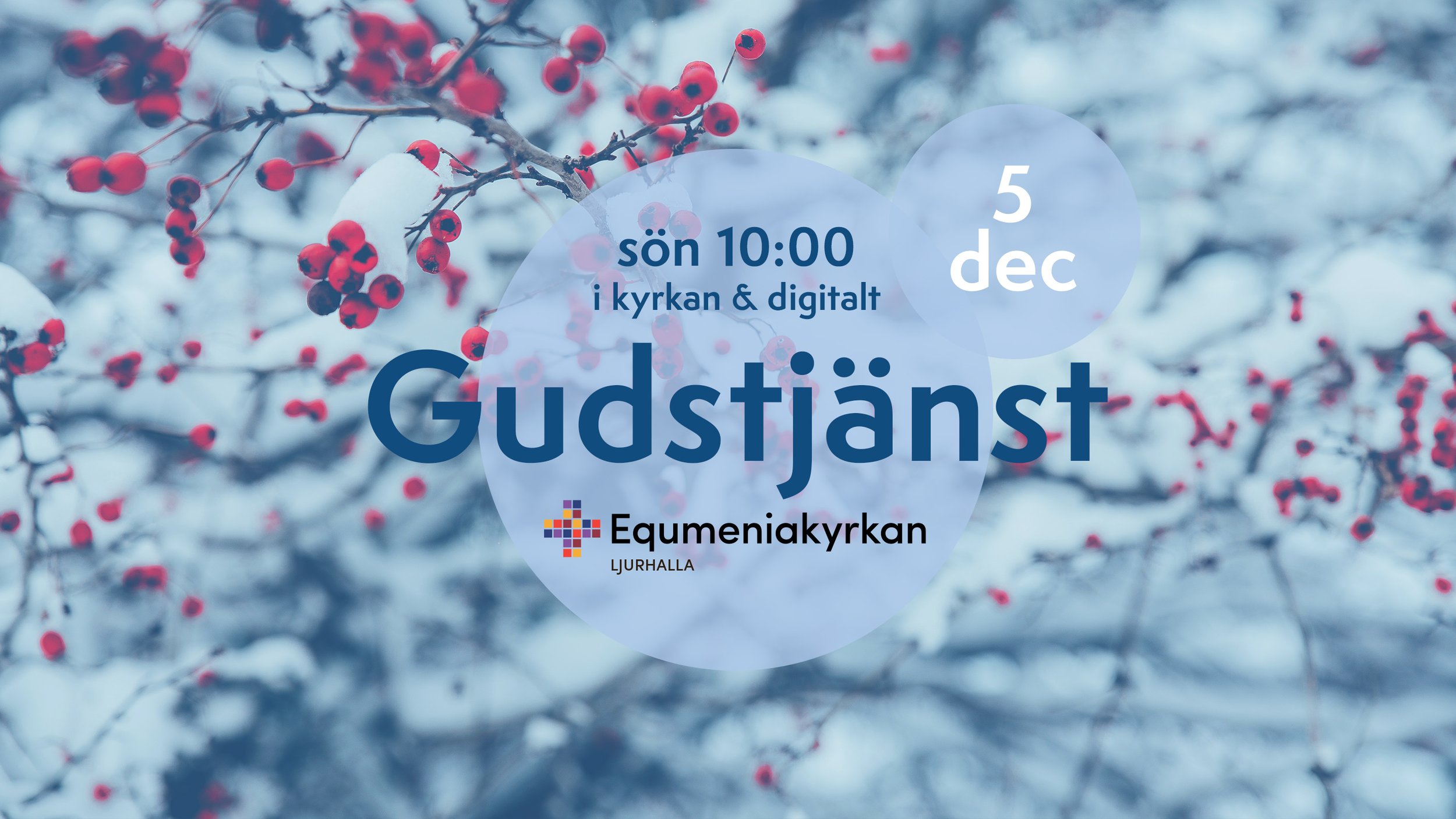 Gudstjänst 5 dec 2021