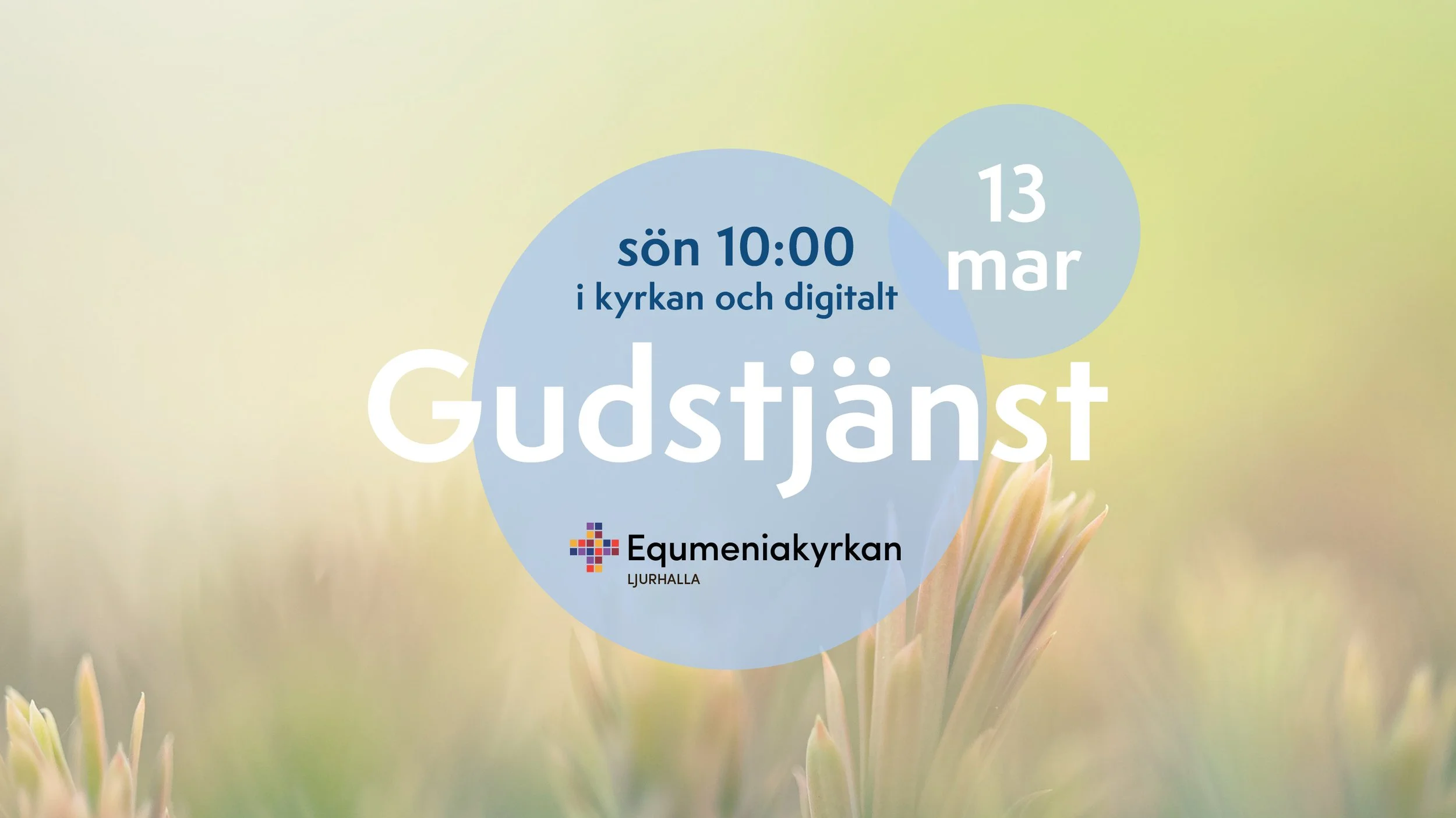 Gudstjänst 12 mars 2022