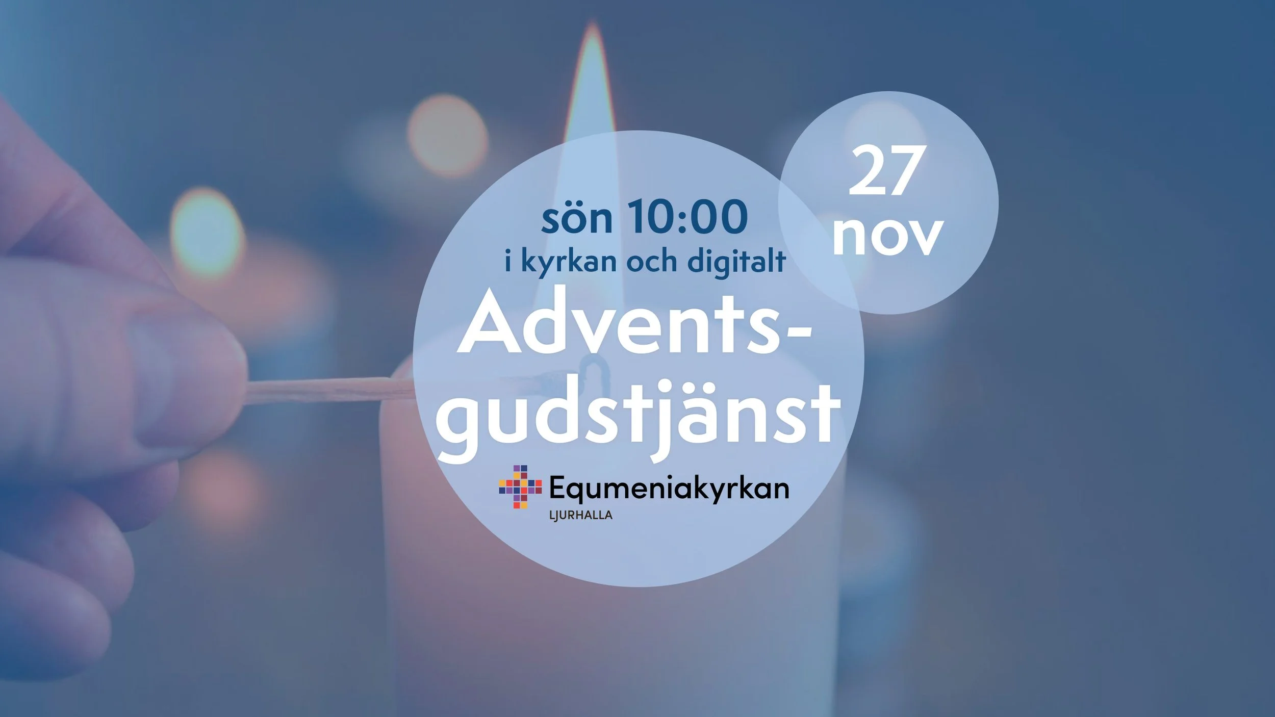 Adventsgudstjänst 27 nov 2022