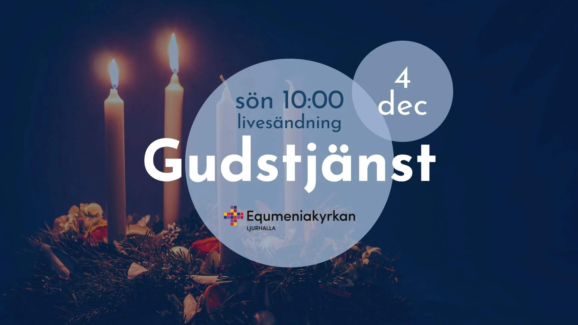 Gudstjänst 4 dec 2022