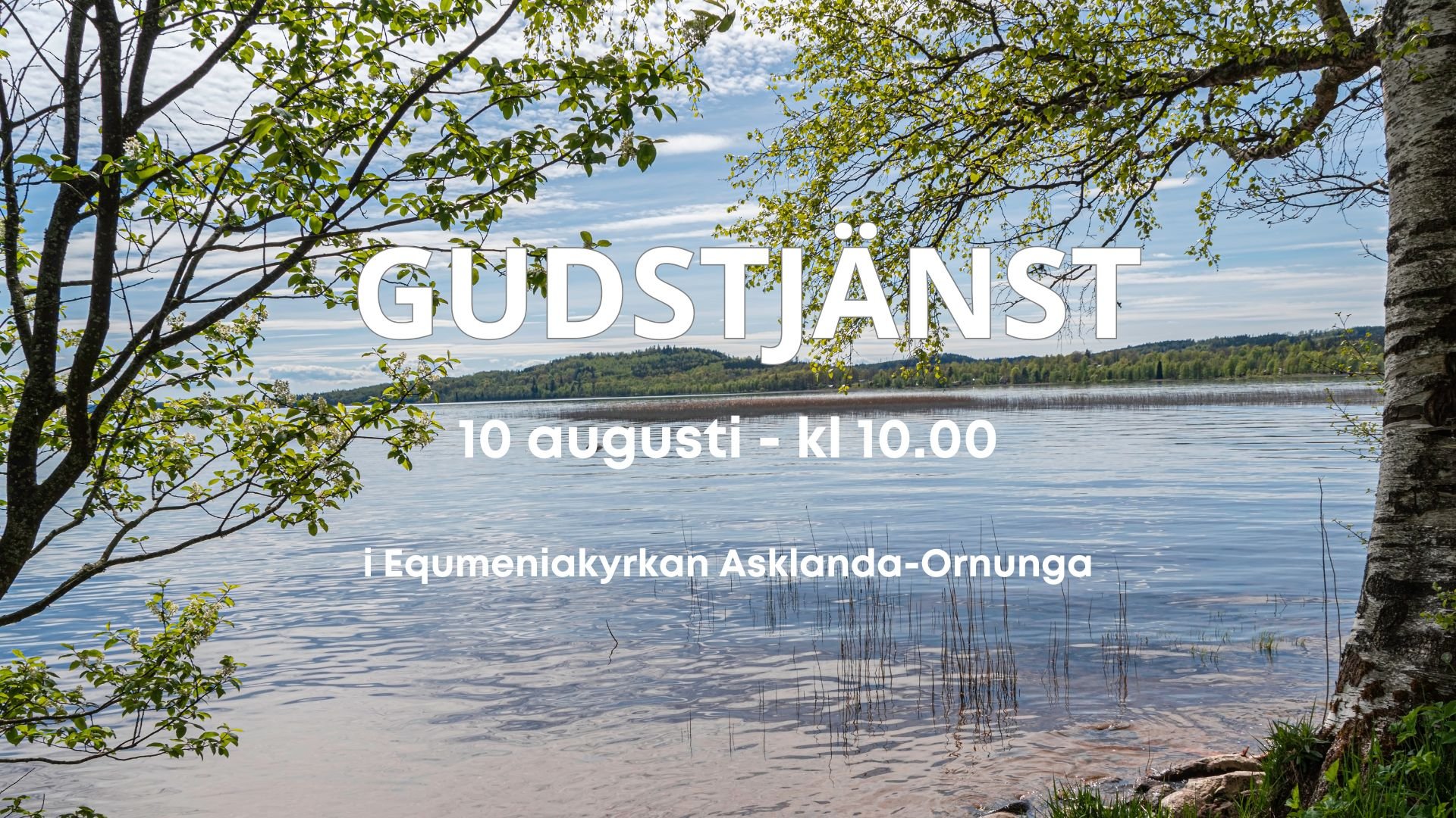 Gudstjänst i Equmeniakyrkan Asklanda-Ornunga