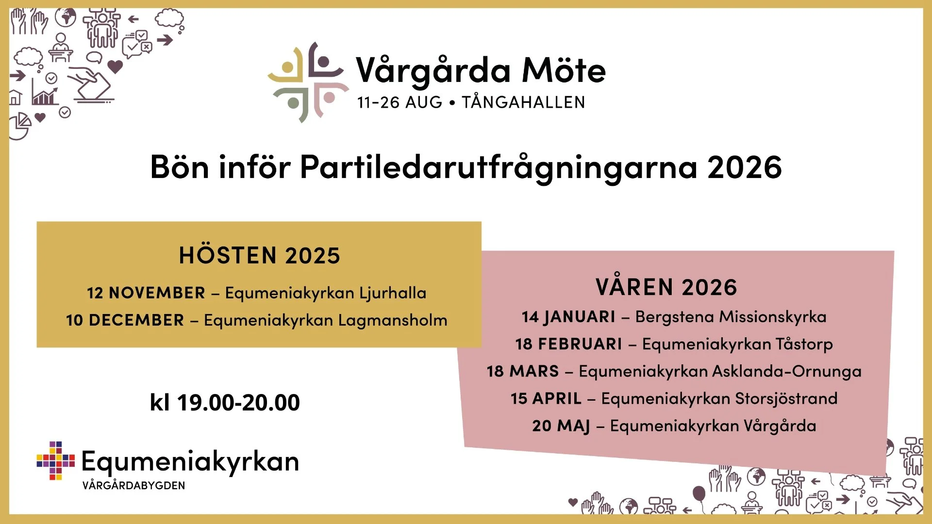 Bön för partiledarutfrågning