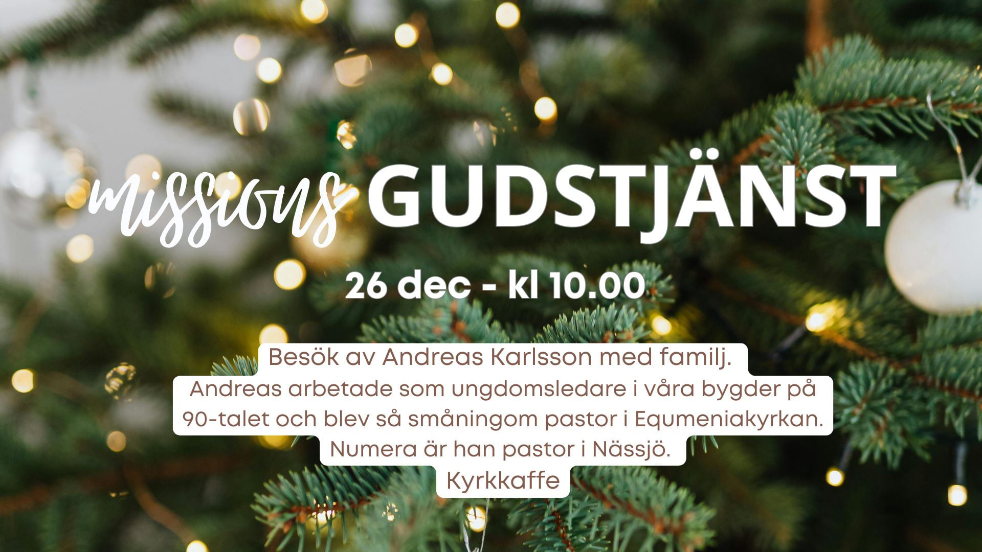 Missionsgudstjänst