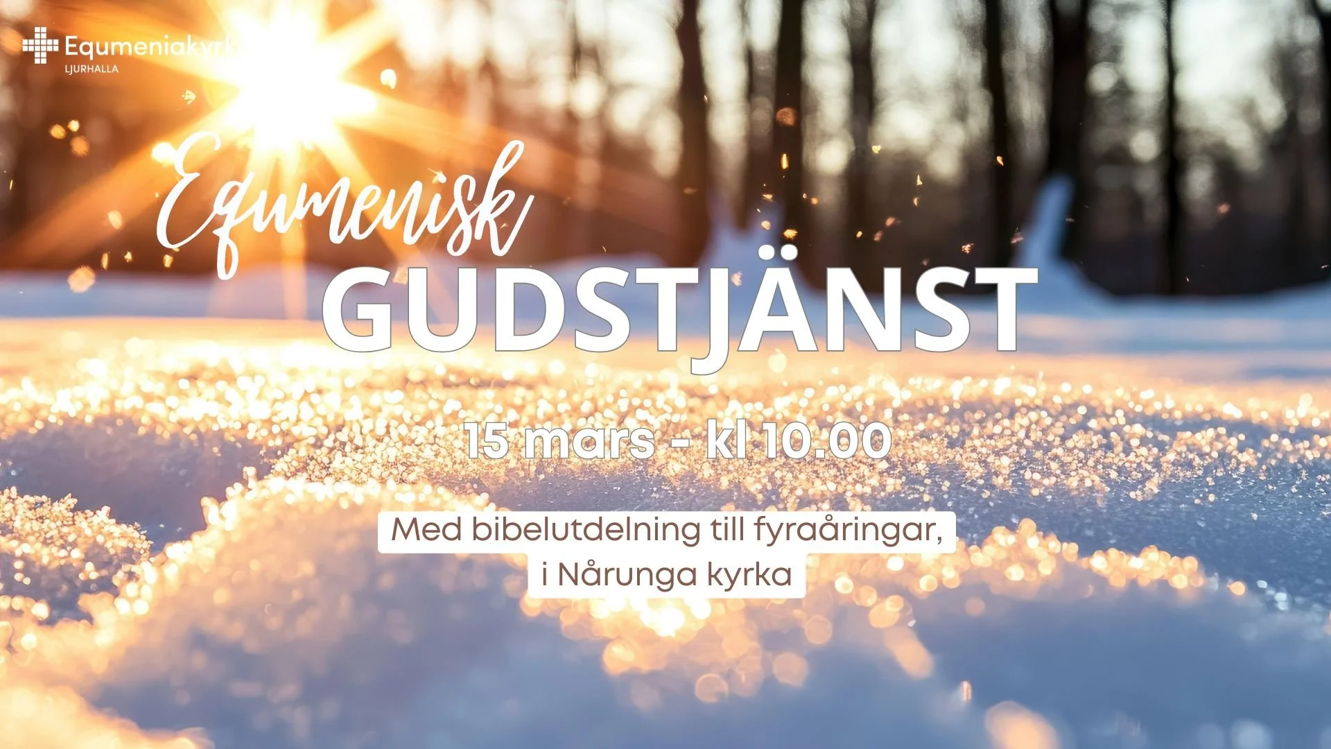 Ekumenisk gudstjänst i Nårungakyrka