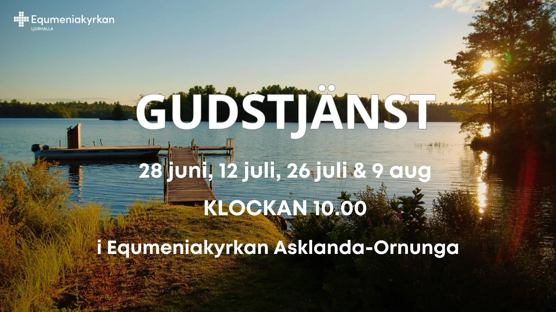 Gudstjänst i Equmeniakyrkan Asklanda-Ornunga