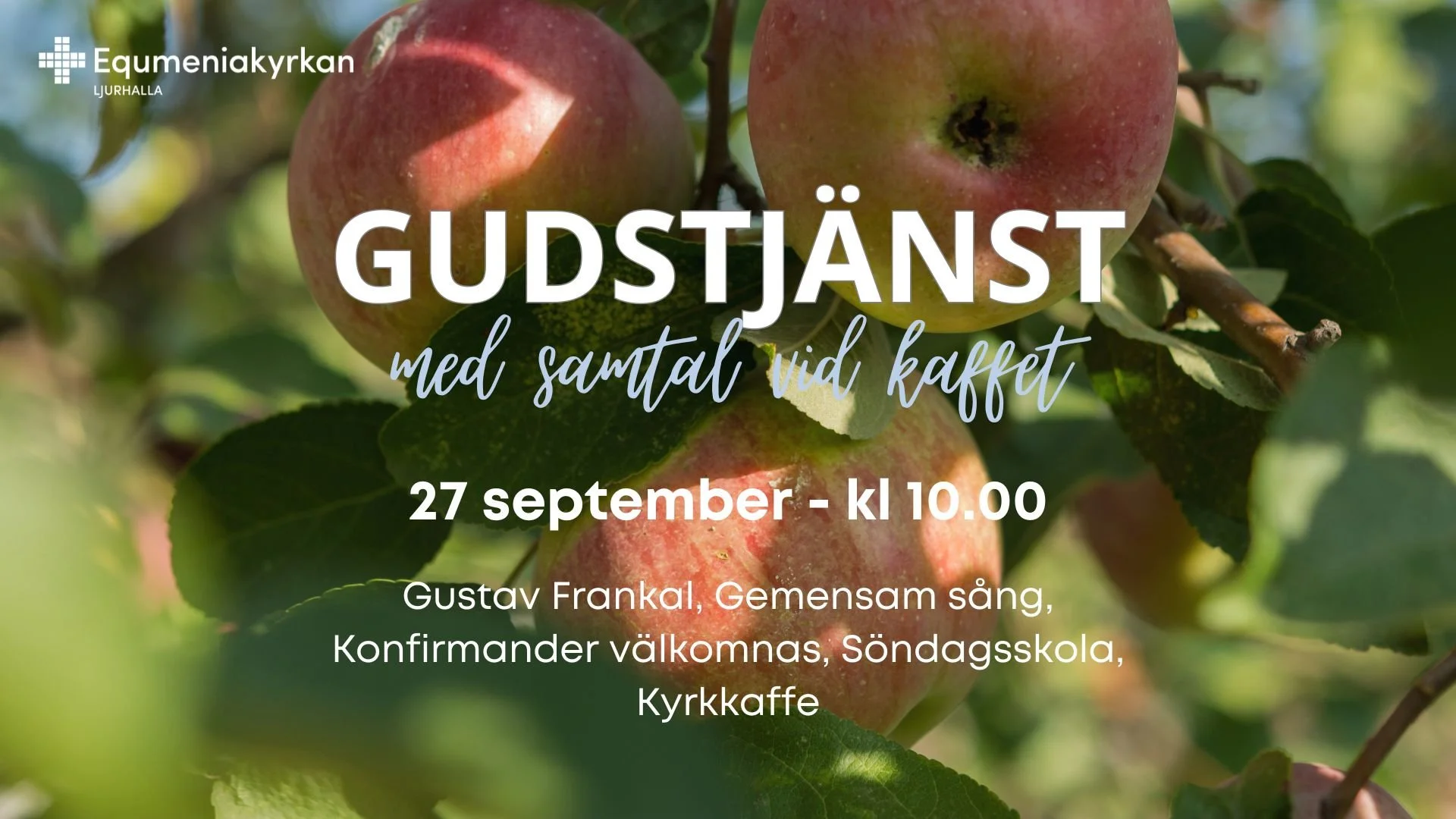 Gudstjänst med samtal vid kaffet