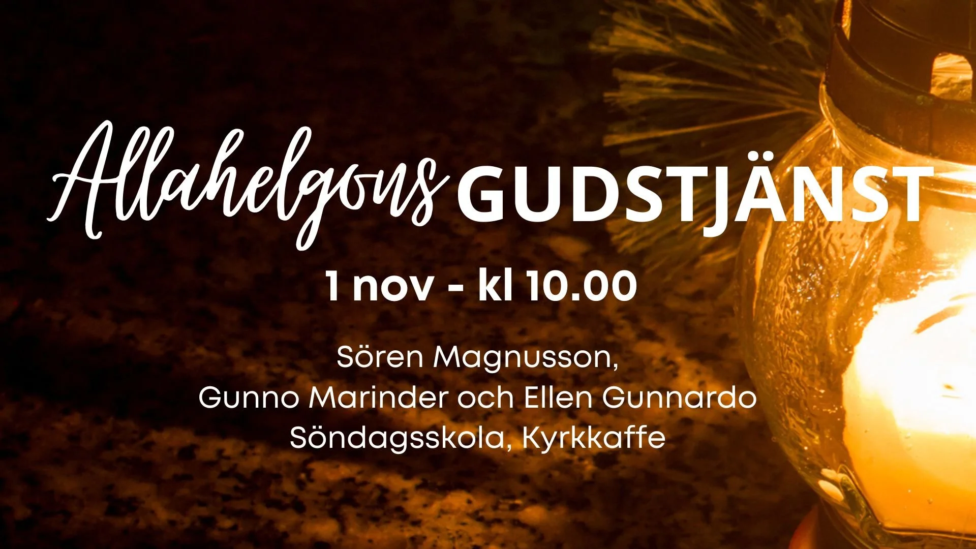 Gudstjänst Allahelgona