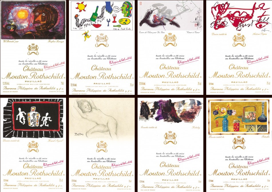 Château Mouton Rothschild Artist Labels Are As Collectible As The Wine -  Quill & Pad