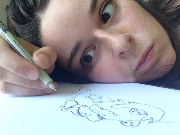 #nofilter. Seriously, Sometimes I actually draw this way.