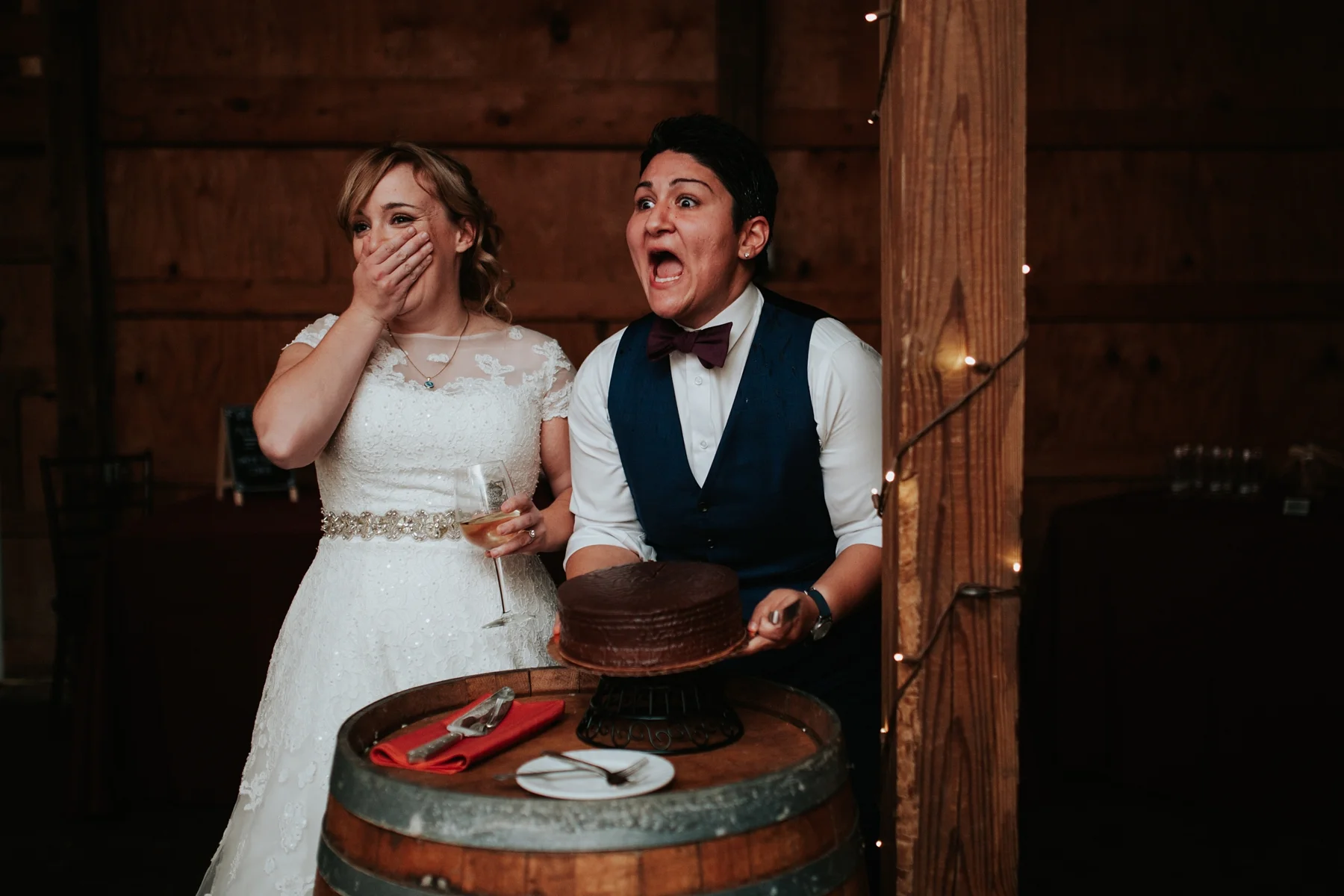 Bluemont Vineyard Wedding, Same-sex wedding, queer wedding in virginia